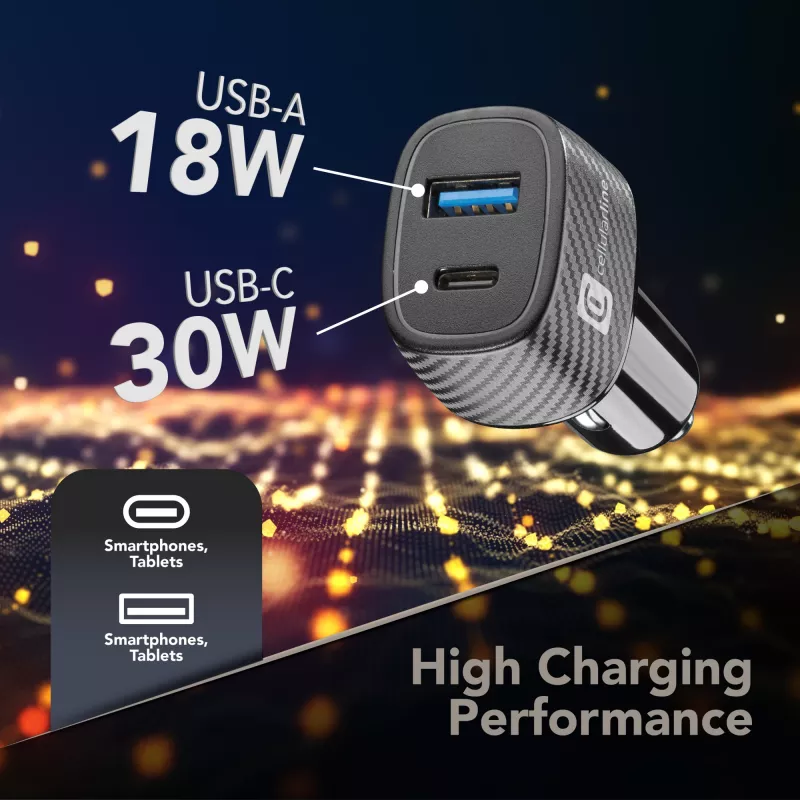 Auto nabíjačka Cellularline Multipower Ultra univerzálna rýchlonabíjačka