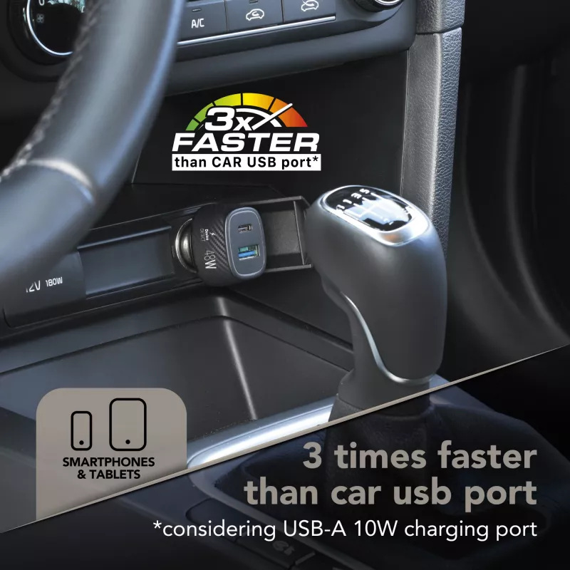 Auto nabíjačka Cellularline Multipower Ultra univerzálna rýchlonabíjačka
