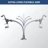 Sourcing Cellularline Hug Flexi XL univerzálny pasívny držiak s prísavkou pre mobilné telefóny, čierna/sivá