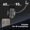 Sourcing Cellularline Hug Flexi XL univerzálny pasívny držiak s prísavkou pre mobilné telefóny, čierna/sivá