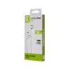 Napájací kábel Cellularline 120 cm USB-C USB-A konektor samec biely