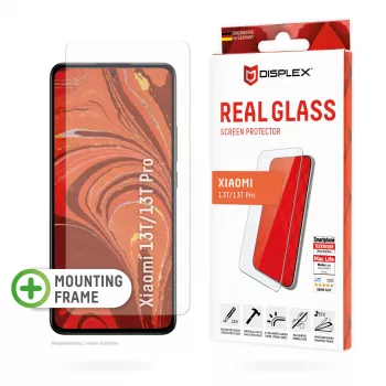 Displex ochranné sklo displeja (10H) pre Xiaomi 13/13T Pro, Eco montážny rám, proti poškriabaniu