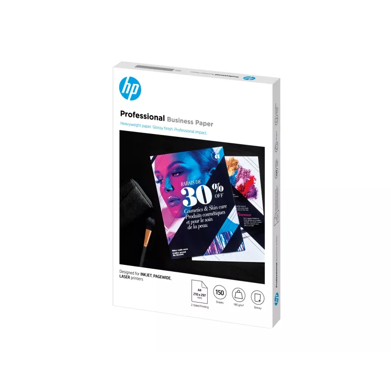 HP Professional Business Paper Glossy 180 g/m² A4 (210 x 297 mm) 150 listov