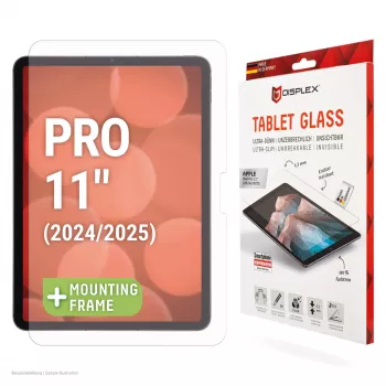 Displex Tablet Glass (9H) pre Apple iPad Pro 11'' (2025/2024), Eco montážny rámik, nerozbitné, ultraploché, neviditeľné