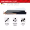 Displex Tablet Glass (9H) pre Apple iPad Pro 11'' (2025/2024), Eco montážny rámik, nerozbitné, ultraploché, neviditeľné