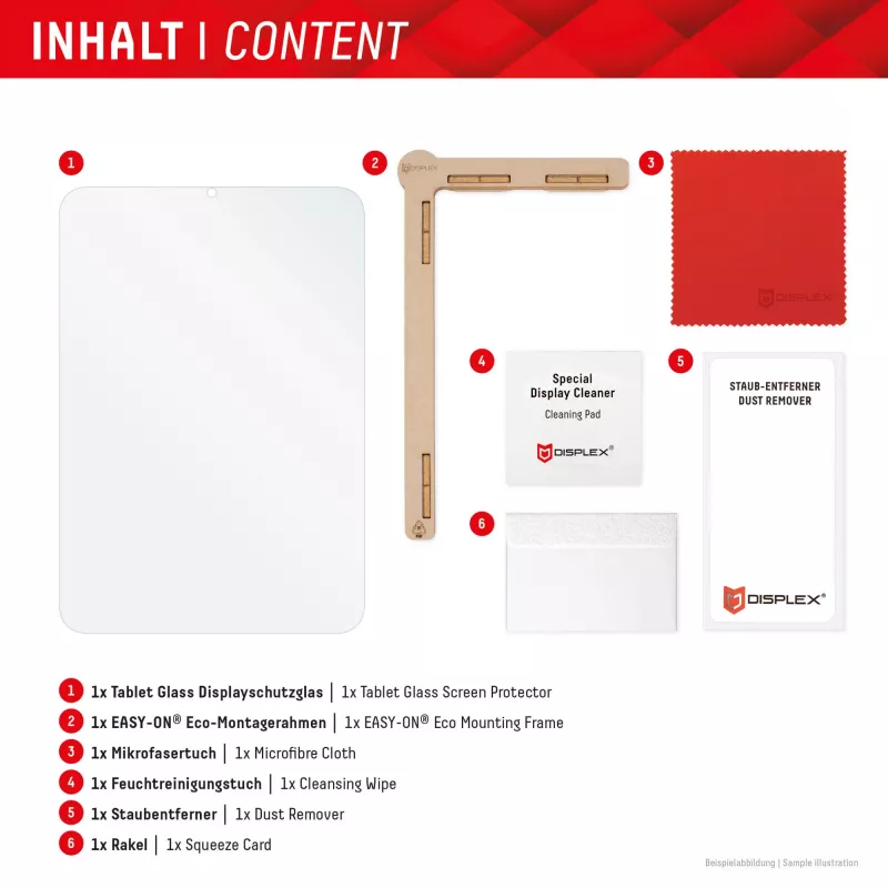Displex Tablet Glass (9H) pre Apple iPad Pro 11'' (2025/2024), Eco montážny rámik, nerozbitné, ultraploché, neviditeľné