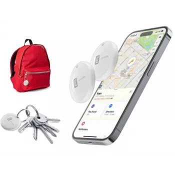 Cellularline Tracy - sada 2 kusov vyvinutá pre iOS - majte prehľad o svojich veciach pomocou technológie Apple „Kde je?“