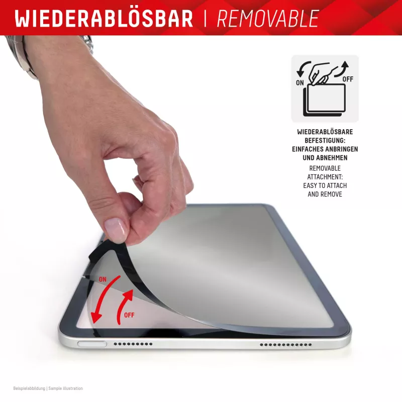 Displex TABLET PRIVACY SAFE odnímateľný obojsmerný filter proti videniu pre iPad Pro 11'' (2025/2024)