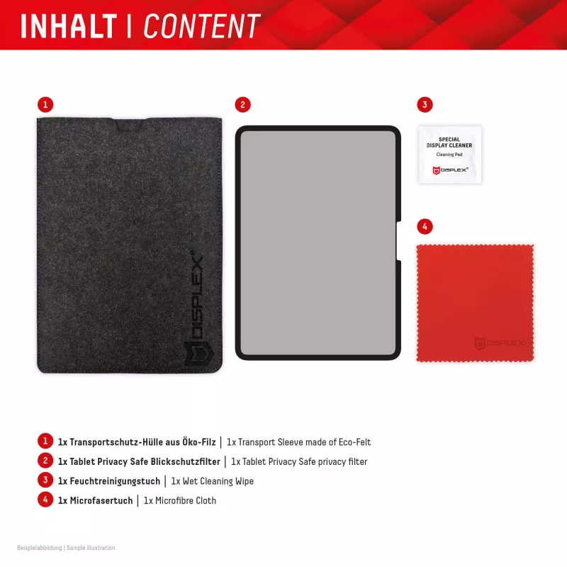 Displex TABLET PRIVACY SAFE odnímateľný obojsmerný filter proti videniu pre iPad Pro 11'' (2025/2024)