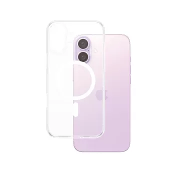 Puzdro PanzerGlass HardCase transparentné s bielym MagSafe iPhone 16 Plus