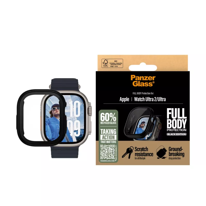 PanzerGlass ® puzdro Full Body čierna Apple Watch Ultra 3 | Ultra 2 | Ultra | 49mm