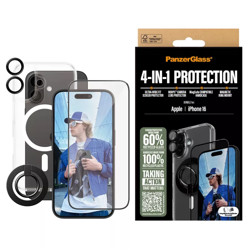 PanzerGlass 4-in-1 ochranný balík iPhone '24 6.1