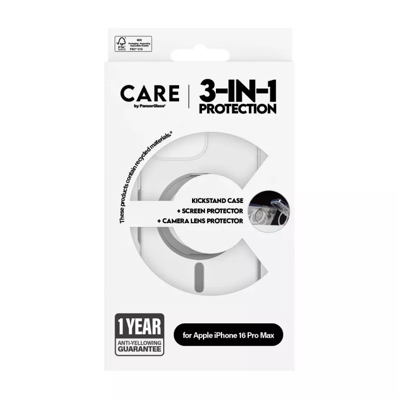 PanzerGlass CARE by ® Feature 3-in-1 keramický balík iPhone 16 Pro Max