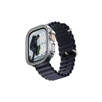 PanzerGlass SAFE. by ® Bling Bumper strieborná Apple Watch Ultra 3 | Ultra 2 | Ultra | 49mm