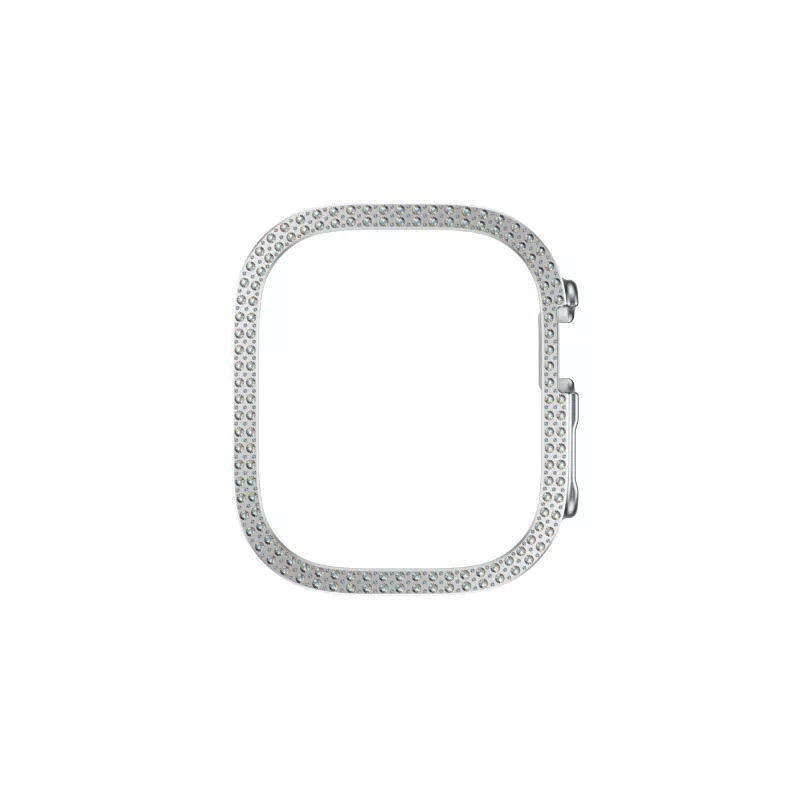 SAFE by PanzerGlass Bling Bumper SAFE95911 puzdro pre Apple Watch Ultra / Ultra 2 / Ultra 3, strieborné