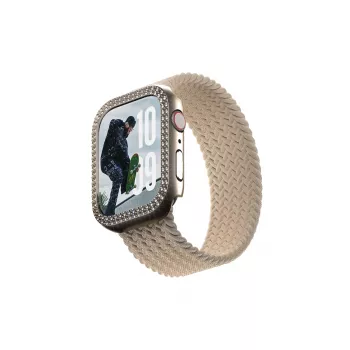 PanzerGlass SAFE. by ® Bling Bumper zlaté Apple Watch Series 10 46mm transparentné