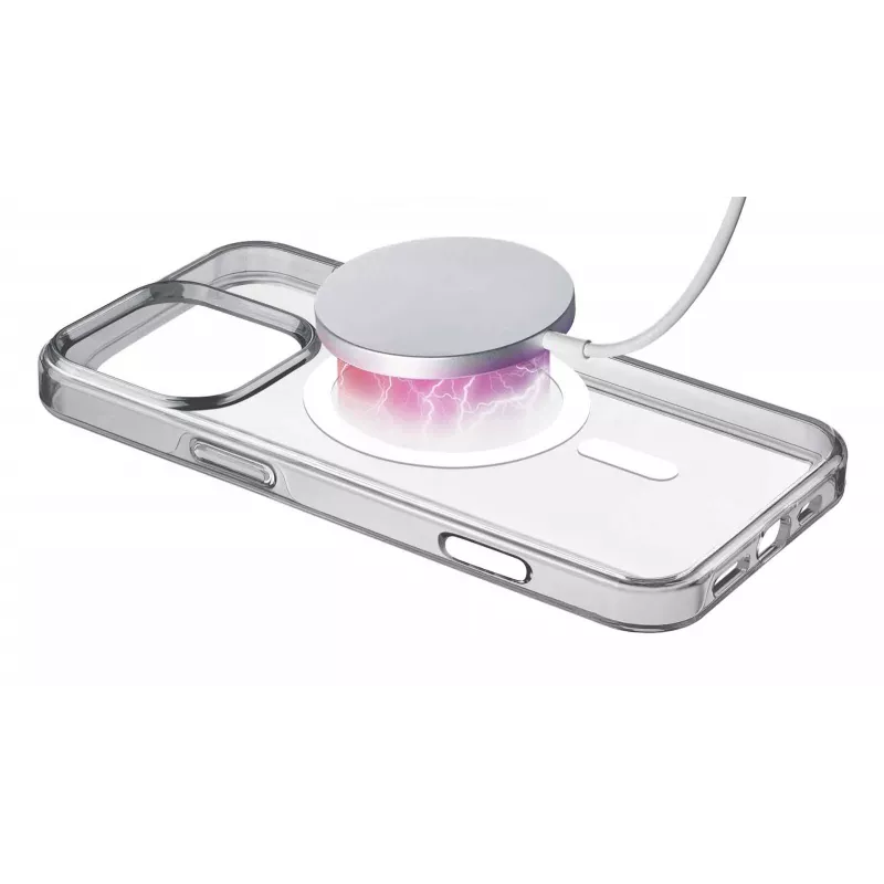 Cellularline Gloss Mag - magnetické puzdro pre iPhone 16 Pro Max na nabíjanie a uchytenie na MagSafe nabíjačke
