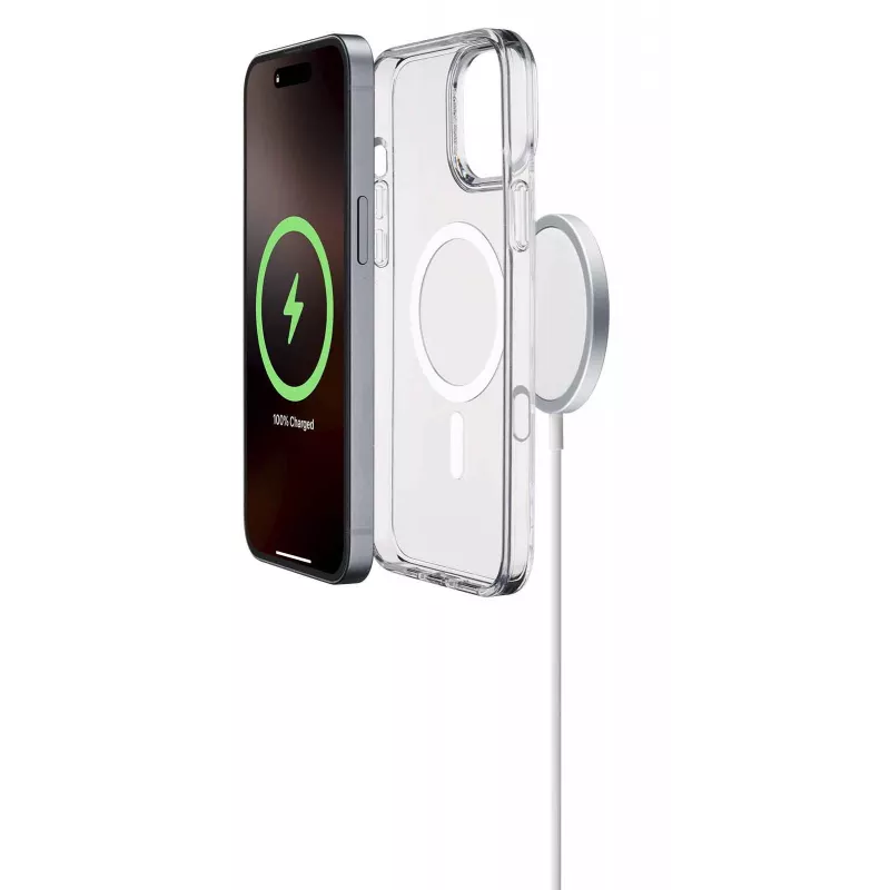 Cellularline Gloss Mag - magnetické puzdro pre iPhone 16 Pro Max na nabíjanie a uchytenie na MagSafe nabíjačke