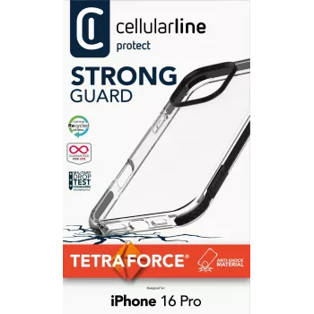 Puzdro Cellularline TETRACIPH16PROT pre iPhone 16 Pro 6,3 palca čierne