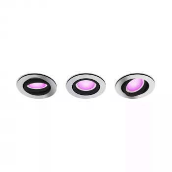 Philips Hue White and Colour Ambience 3er-Pack Centura zapustené svietidlá