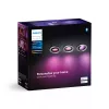 Philips Hue White and Colour Ambience 3er-Pack Centura zapustené svietidlá