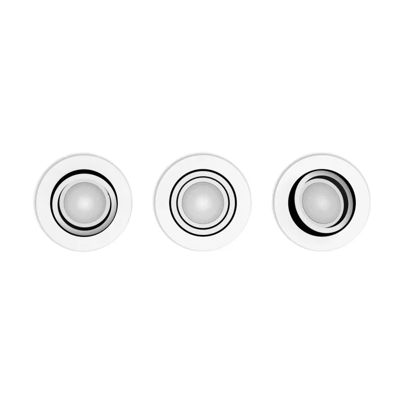 Philips Hue White and Colour Ambience 3er-Pack Centura zapustené svietidlá