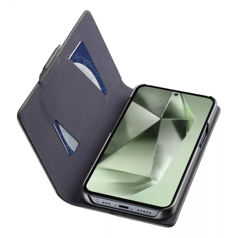 Cellularline Book Galaxy S24 FE knižné puzdro s priehradkou na karty a magnetickým uzáverom