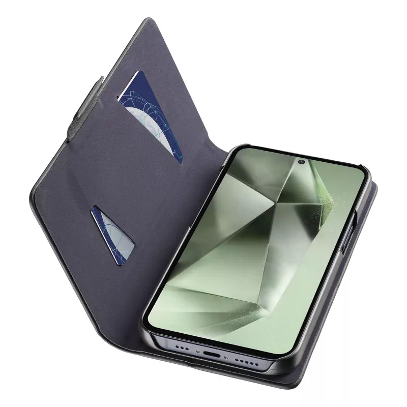 Cellularline Book Galaxy S24 FE knižné puzdro s priehradkou na karty a magnetickým uzáverom