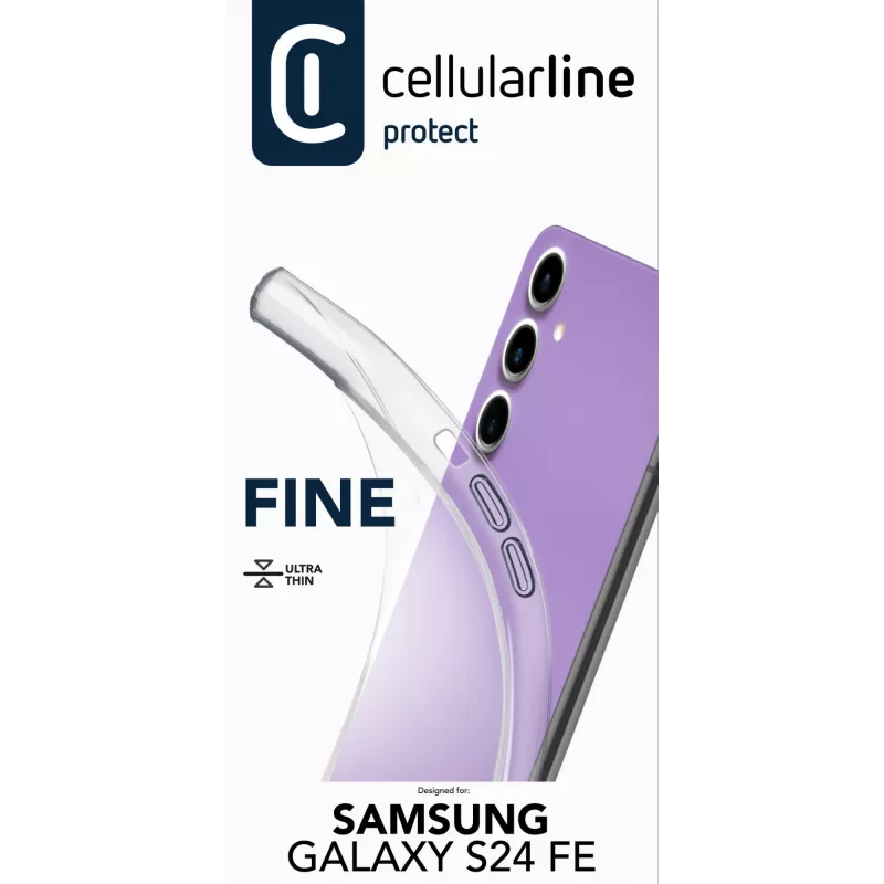 Kryt Cellularline Galaxy S24 Fe 17 cm transparentné