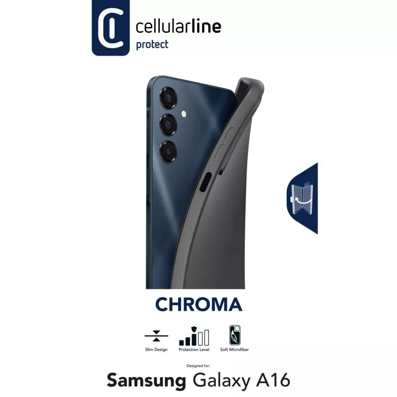 Cellularline Chroma - Galaxy A16 farebné mäkké gumené puzdro