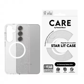 PanzerGlass CARE™ by ® Urban Combat Case Star Lit s White Qi kompatibilné Samsung Galaxy S25+