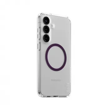 PanzerGlass CARE Urban Combat transparentné puzdro Plum Purple Qi Samsung Galaxy S25+