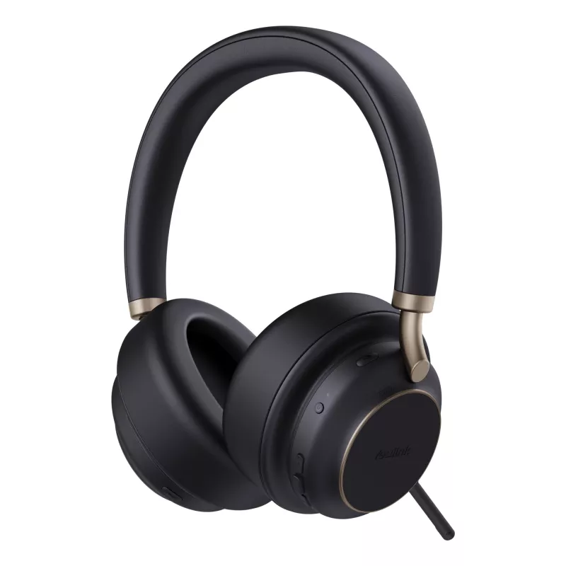 Yealink BH76 Plus s nabíjacou stanicou Teams čierna USB-C/A headset