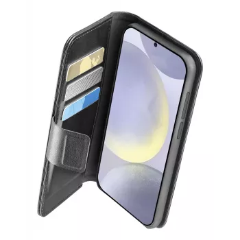 Cellularline Book Agenda – knižné puzdro z ekokože s magnetickým uzatváraním pre Galaxy S25+