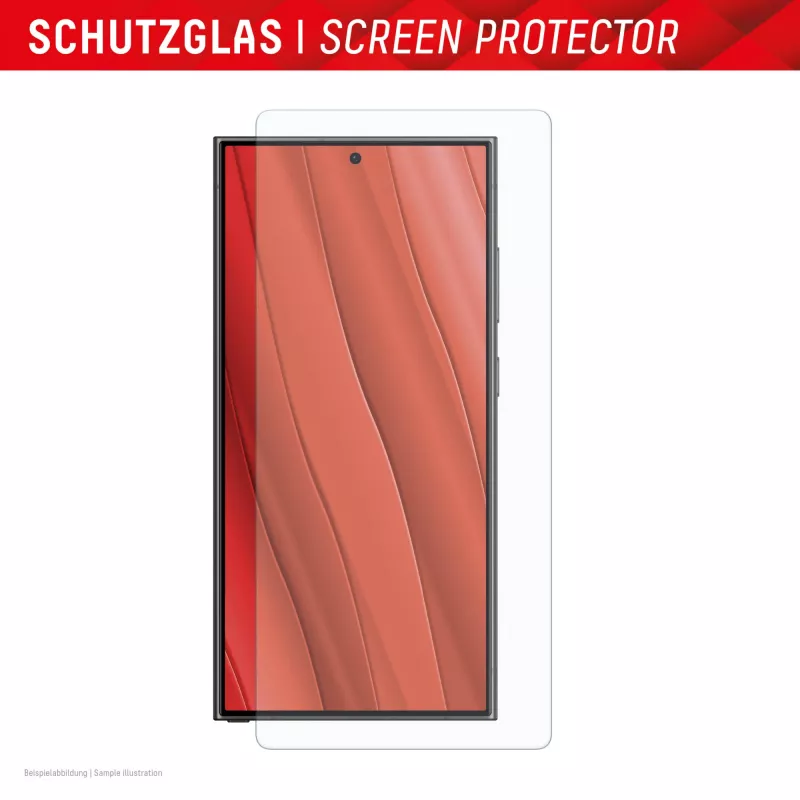 Displex Smart Glass (9H) pre Samsung Galaxy S25 Ultra, montážna samolepka, nerozbitné