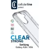 Cellularline Clear Protect - pevné puzdro s gumenými okrajmi pre Galaxy A36/A56