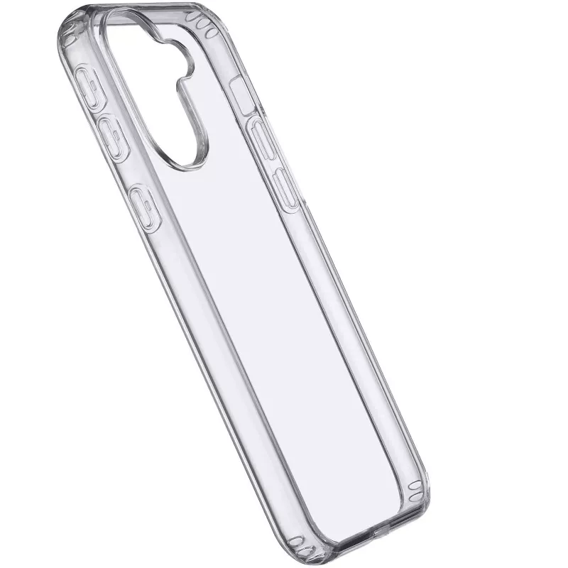 Cellularline Clear Protect - pevné puzdro s gumenými okrajmi pre Galaxy A36/A56