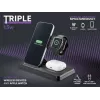Tech Pop mobilná dokovacia stanica pre smartwatch/smartphone čierna