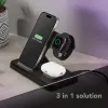 Tech Pop mobilná dokovacia stanica pre smartwatch/smartphone čierna