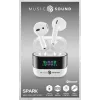 Music Sound SPARK Auricolare TWS s LED displejom