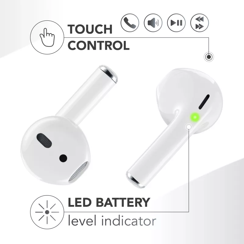 Music Sound SPARK Auricolare TWS s LED displejom