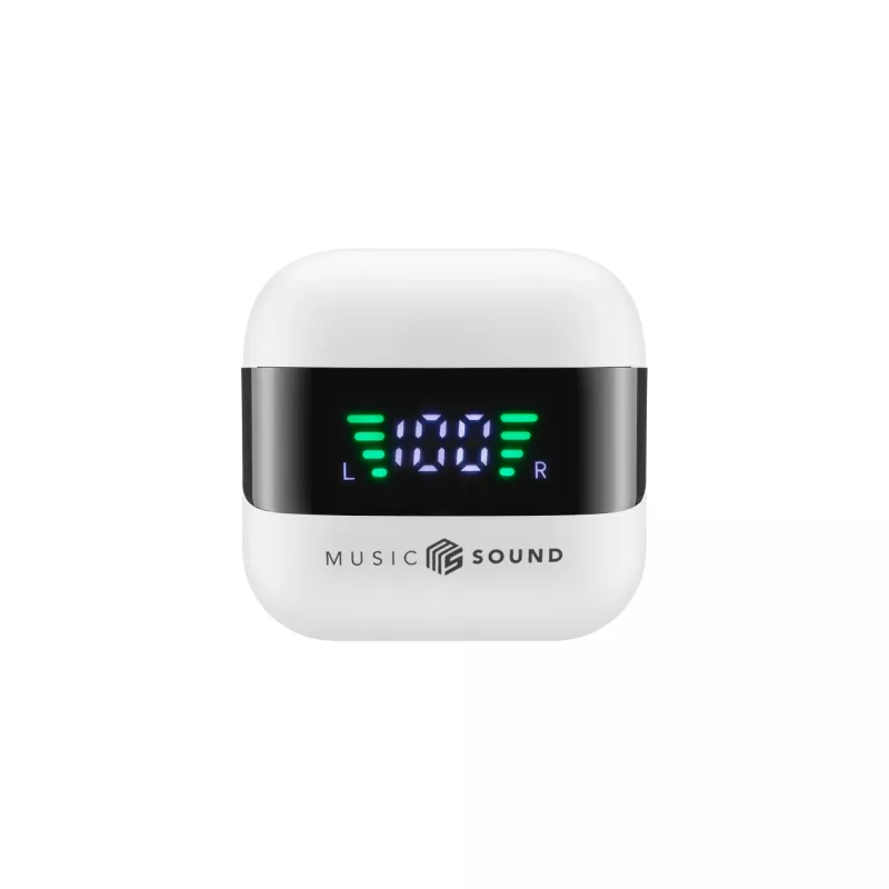 Music Sound SPARK Auricolare TWS s LED displejom