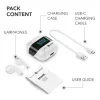 Music Sound SPARK Auricolare TWS s LED displejom