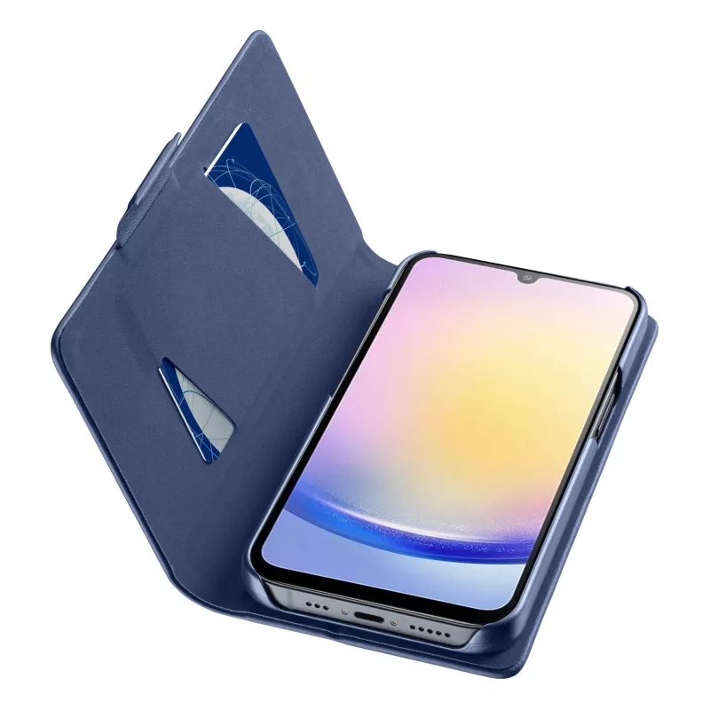 Puzdro s peňaženkou Cellularline Galaxy A26 modré 16,8 cm