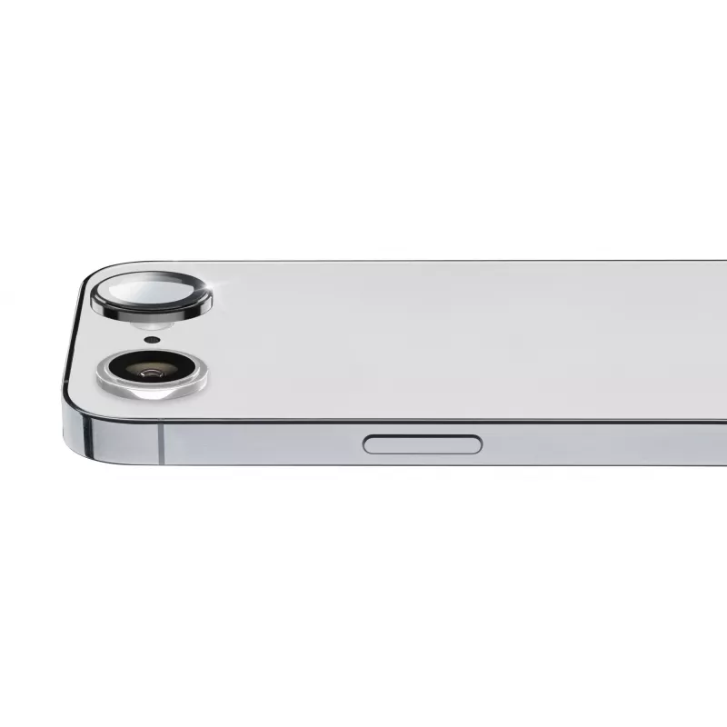 Cellularline CAMERARINGIPHSE4 ochranný krúžok objektívu fotoaparátu pre iPhone 16e, priehľadný
