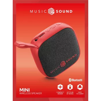 Music Sound bezdrôtový reproduktor mini kompaktný a farebný 3-wattový Bluetooth reproduktor