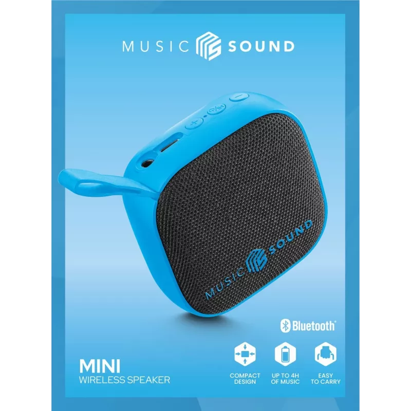 Music Sound bezdrôtový reproduktor mini kompaktný a farebný 3-wattový Bluetooth reproduktor