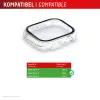 Displex 02128 Full Body puzdro pre Apple Watch Series 9/8/7 (41 mm), priehľadné