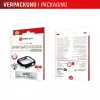 Displex 10H temperované sklo pre Apple Watch 9/8/7 (45 mm), celotelové puzdro, IP68, Snap-On, čierna matná
