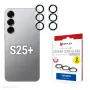 Tvrdené sklo ochrana displeja e.v.i. pre Samsung Galaxy S25+ — DISPLEX CAMGLASS ALL-IN-ONE (model 02118)